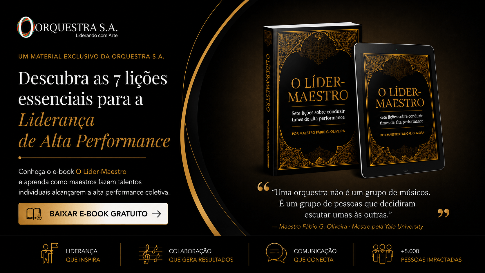 Baixe o ebook O Líder-Maestro